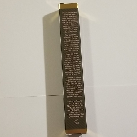Too Faced Makeup Too Faced Deep Brown Chocolate Brownie Brow Pencil